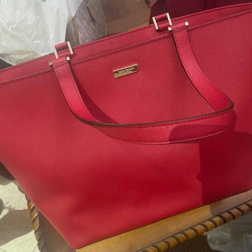 Kate Spade Red Tote Bag